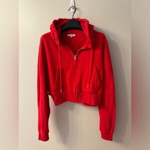 Garage crop hoodie worn once size m but fits small